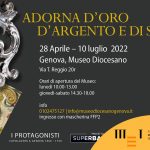 adorna di oro argento e seta - museo diocesano genova 2022