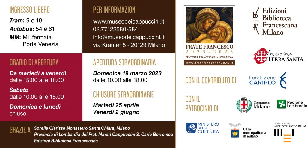 si è fatto nostra via museo dei cappuccini di milano marzo-giugno 2023_Locandina 4