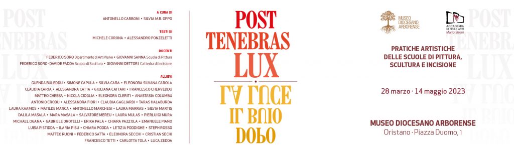 Post Tenebras Lux, al Museo Diocesano Arborense, fino al 14 maggio 2023, Oristano