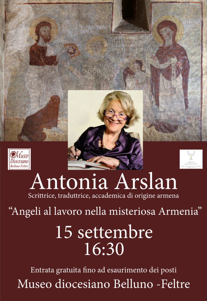 Antonia Arslan, Museo Diocesano di Belluno-Feltre, 15 settembre 2023
