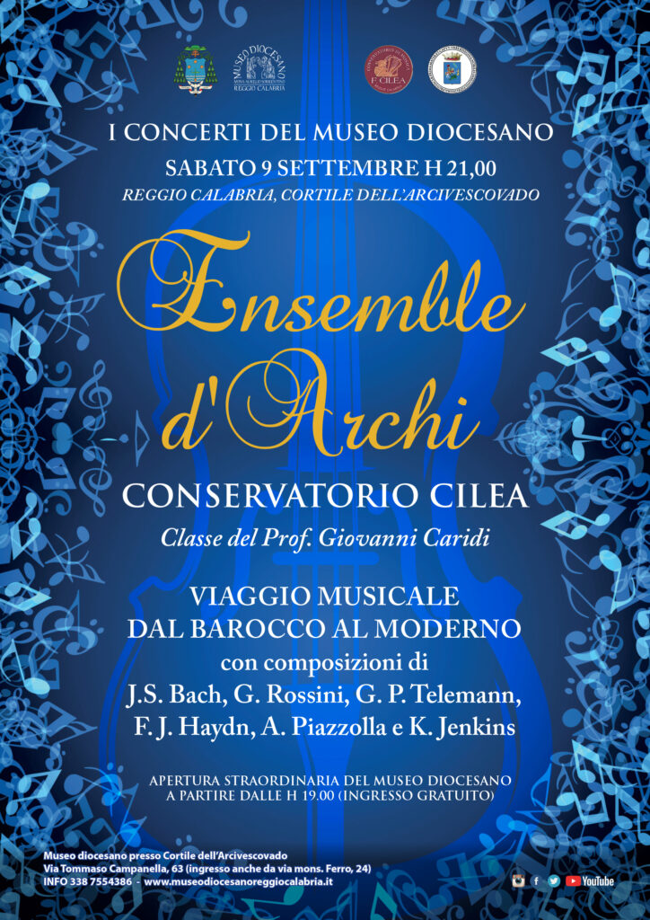 Concerto dell’Ensemble d’archi del Conservatorio Francesco Cilea, Reggio Calabria, 9 settembre 2023