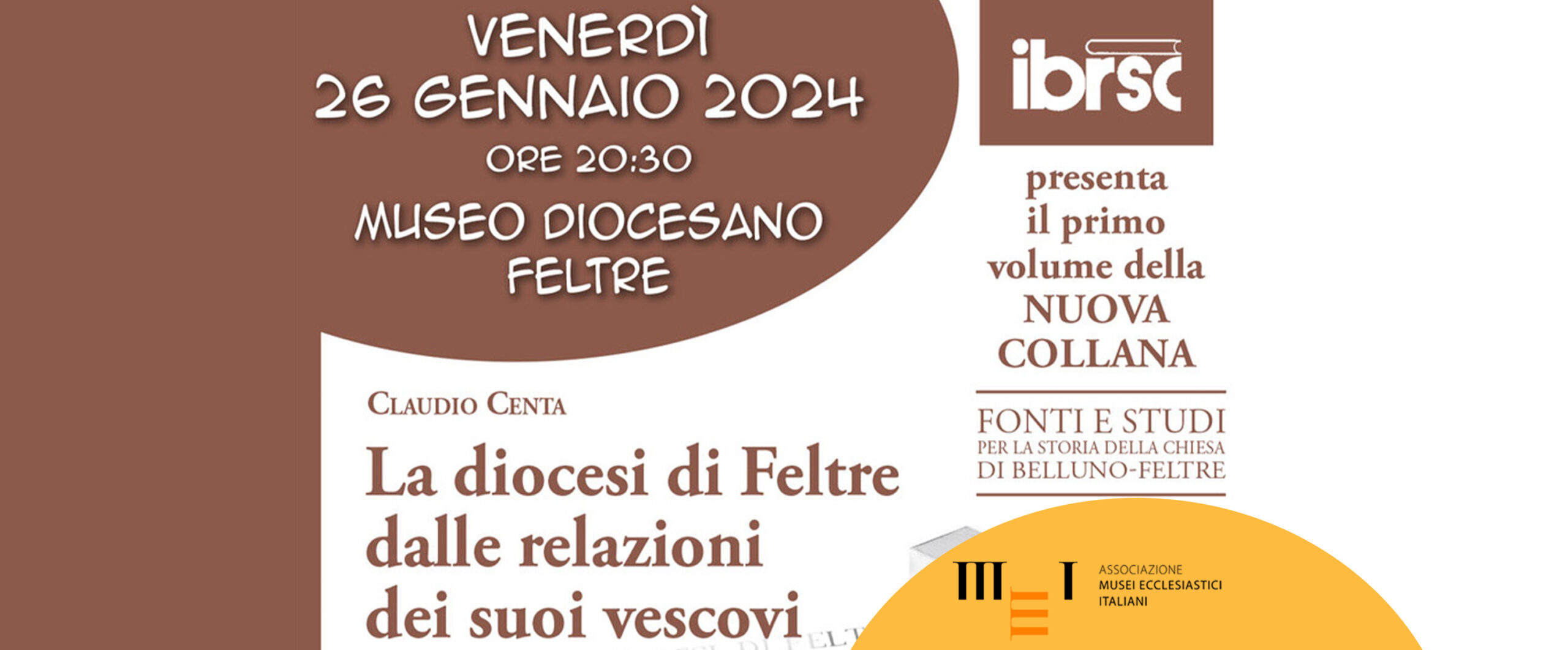 Presentazione del libro del prof. Don Claudio Centav, 26 gennaio 2024 al Museo Diocesano di Belluno-Feltre